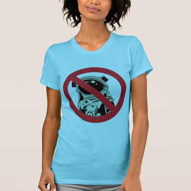 T-shirt Non, vous ne pouvez pas être une pièce en t (Devant)