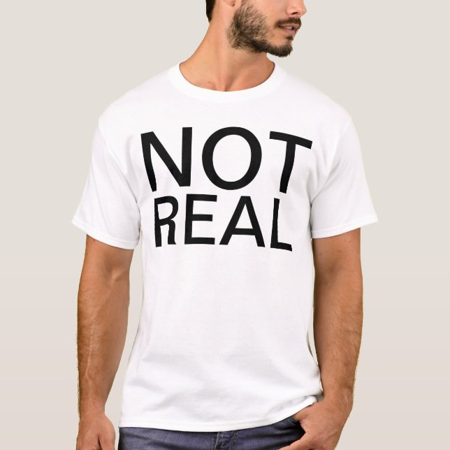 T-shirt non vrai (Devant)
