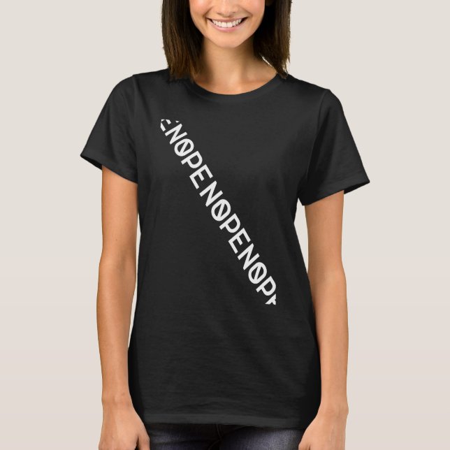 T-shirt Non, vraiment non (Devant)