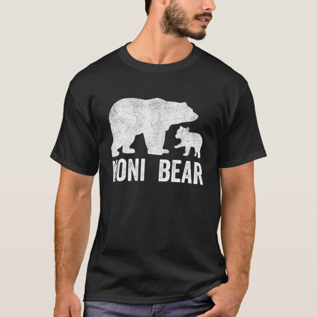T-shirt Noni Bear Mothers Day S, Amusant Cub Kid Italien G (Devant)