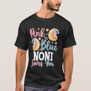T-shirt Noni Rose Ou Bleu T'aime Vache Endormie Bébé Sexe