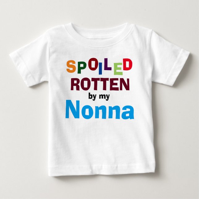T-Shirt Nonna Baby Toddler, Tissé Par Ma Vierge (Devant)