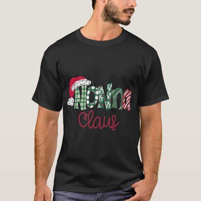 T-shirt Nonna Clause Cute Art - Noël (Devant)