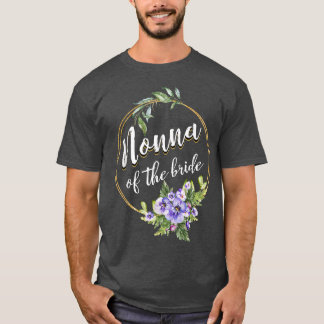 T-shirt Nonna de la mariée mariage shower de mariage Nonna