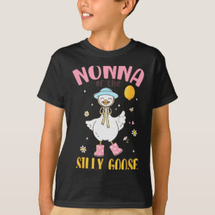 T-shirt Nonna de l'oie idiote premier anniversaire famille