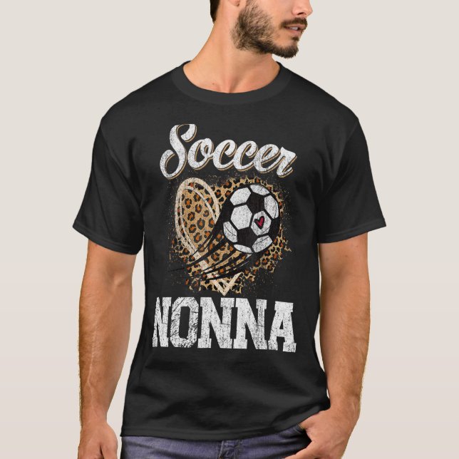 T-shirt Nonna Leopard Ball Fête des Mères (Devant)
