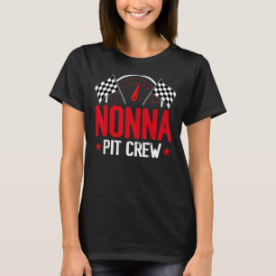 T-shirt Nonna Pit Crew Race Car Anniversaire Fête Racing F