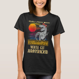 T-shirt Nonna Rex Dinosaures Mommy Saurus