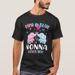 T-shirt Nonna Rose Ou Bleue Vous Aime Genre Révéler Elepha
