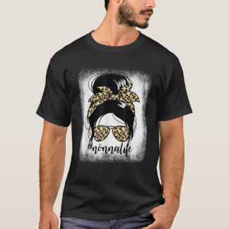 T-shirt Nonnalife Messy Bun Fête des mères grand-mère Nonn