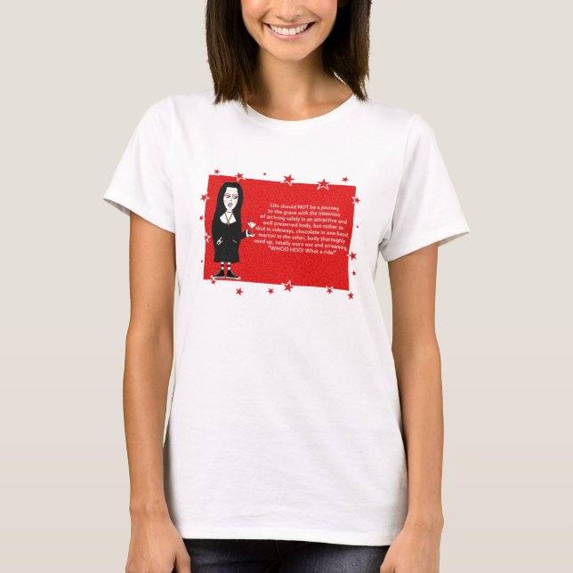 T-shirt Nonne avec Martini (Devant)