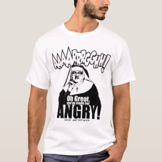 T-shirt Nonne fâchée