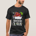 T-shirt Nonnie Claus Santa Hat Christmas Light Xmas<br><div class="desc">Nonnie Claus Santa Hat Christmas Light Xmas Family Shirt. Perfect gift for your dad,  mom,  papa,  men,  women,  friend and family members on Thanksgiving Day,  Christmas Day,  Mothers Day,  Fathers Day,  4th of July,  1776 Independent day,  Veterans Day,  Halloween Day,  Patrick's Day</div>