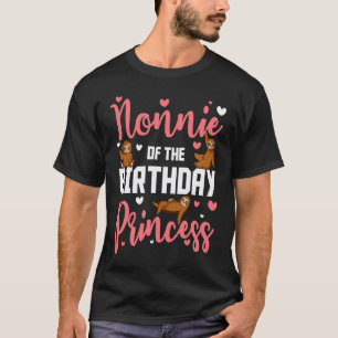 T-shirt Nonnie de la princesse d'anniversaire de la fête d