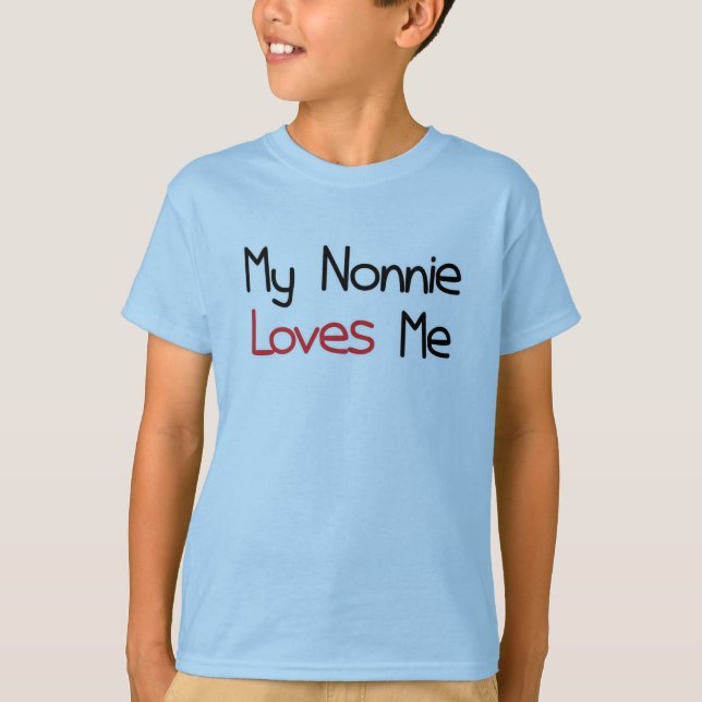 T-shirt Nonnie m'aime (Devant)