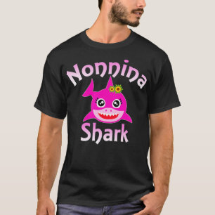 T-shirt Nonnina Shark Italien grand-mère grand-mère Funny