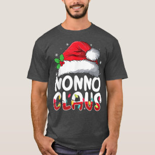 T-shirt Nonno Claus Correspondant Pajamas Famille Drôle Ch