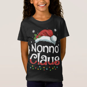 T-Shirt Nonno Claus Famille de Noël Correspondant Pyjama D