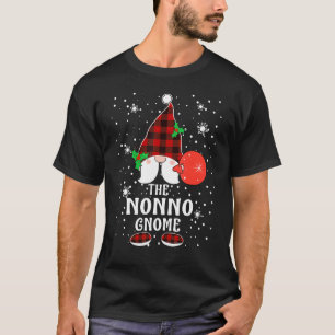 T-shirt Nonno Gnome Buffalo Plaid Matching Family Christma