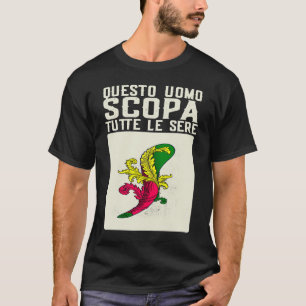 T-shirt Nonno Grand-pa Scopa Carte Italienne Jeu Scopa Car