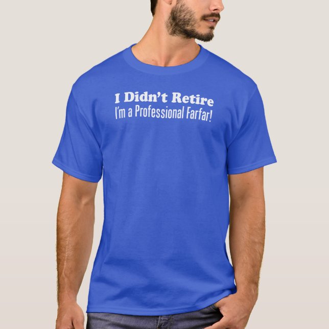 T-shirt N'ont pas quitté Professional Farfar (ON DARK) (Devant)