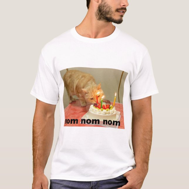 T-shirt noo ce sont mon anniversaire (Devant)