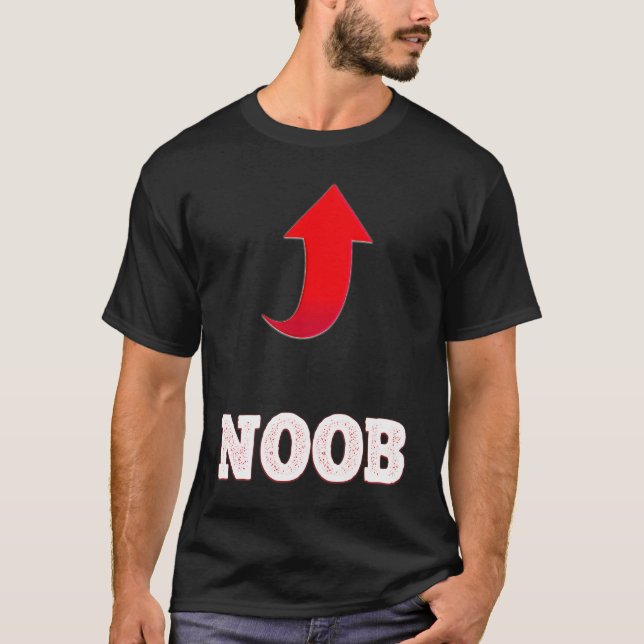 T-shirt NOOB Gamer Gamer Mème (Devant)