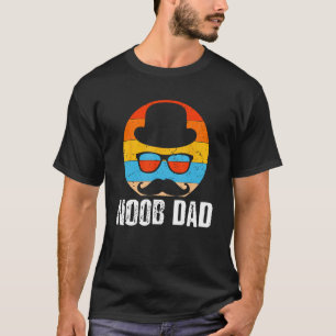 T-shirt Noob Papa Enfant Papa Fils et fille Père Gamer