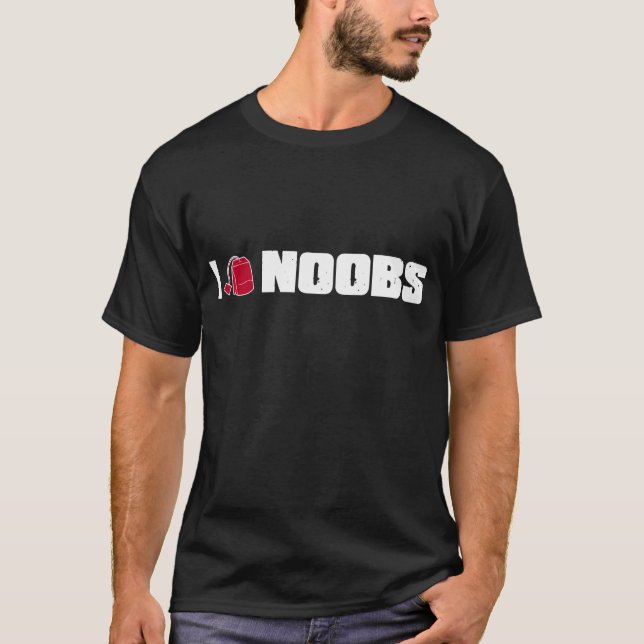 T-shirt Noobs I (de sac à thé) (Devant)