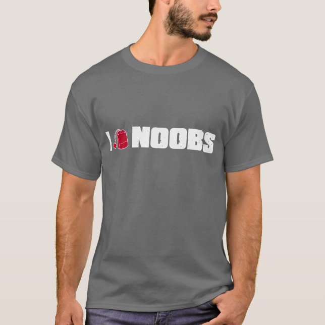 T-shirt Noobs I (de sac à thé) (Devant)