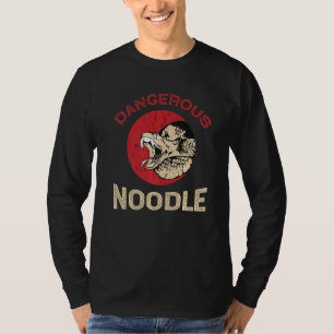 T-shirt Noodle Dangereux, Serpent de Hobby, Blague de Serp