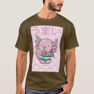 T-shirt Noodles Axolotl Ramen Japonais Kawaii Otaku