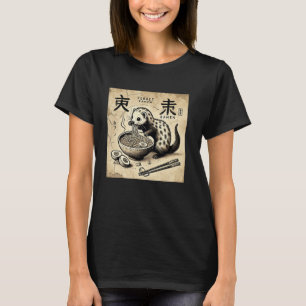 T-shirt Noodles d'art de la grotte japonaise Lover Wildlif