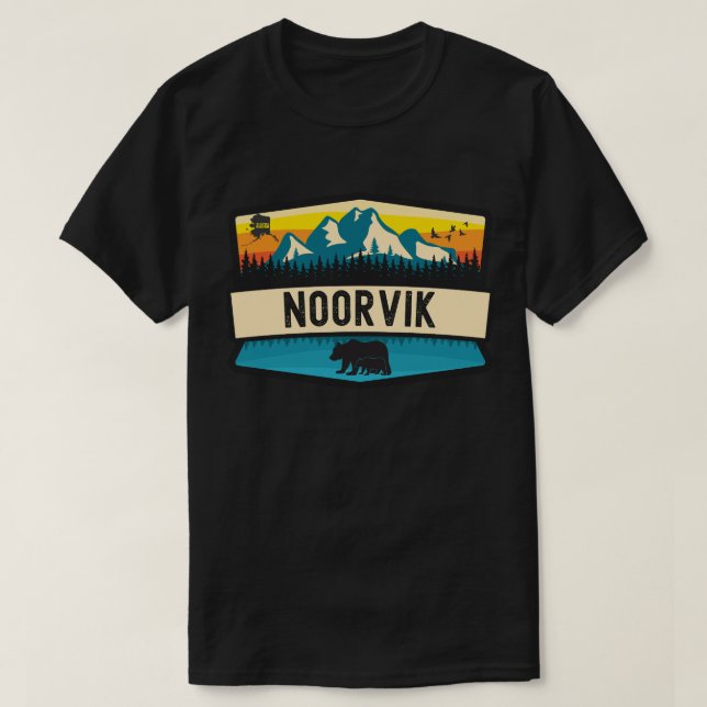 T-shirt Noorvik, Alaska (Design devant)