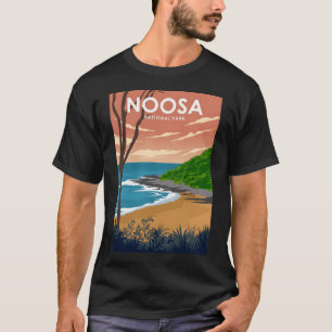 T-shirt Noosa National Park Australie Minimal Travel Poste