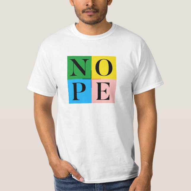 T-SHIRT NOPE (Devant)