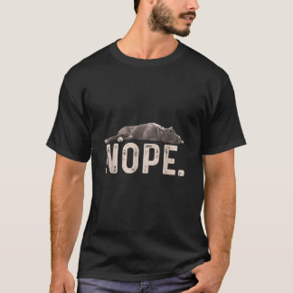 T-shirt Nope Lazy Great Dane T Shirt