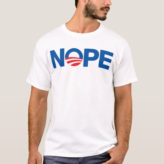 T-shirt Nope Obama (Devant)