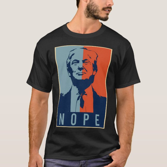 T-shirt Nope Trump - Anti-Donald Trump (Devant)