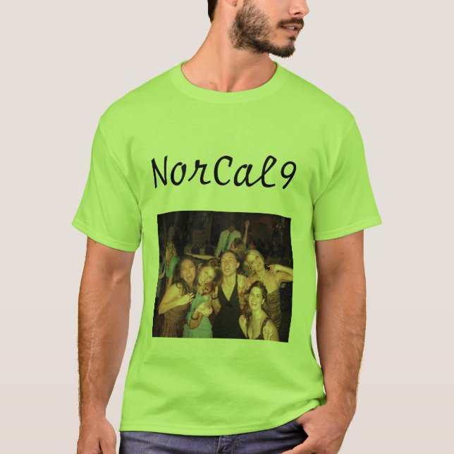 T-shirt NorCal9- en longueur (Devant)