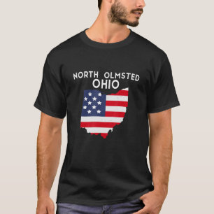 T-shirt Nord Olmsted Ohio USA Etat Amérique Voyage Ohioan