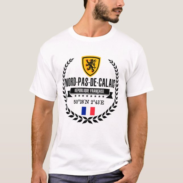 T-shirt Nord-Pas-de-Calais (Devant)