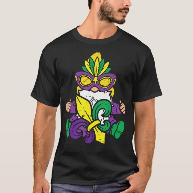 T-shirt Nordic Gnome Jester Mardi Gras Carnival Tomte Men (Devant)