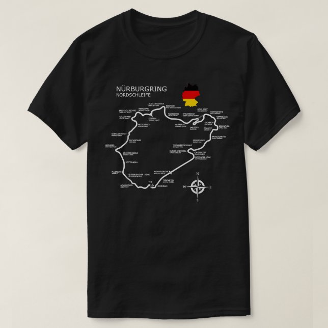 T-SHIRT NORDSCHLEIFE EN INFIRMIÈRE  (Design devant)