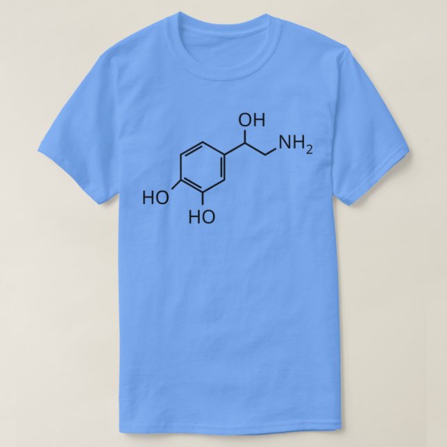 T-shirt Norepinephrine Noradrenaline Neurotransmetteur Men (Design devant)