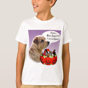 T-shirt Norfolk Terrier Halloween Candy