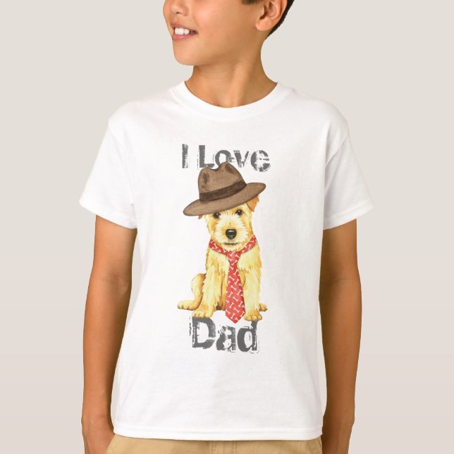 T-shirt Norfolk Terrier Papa (Devant)