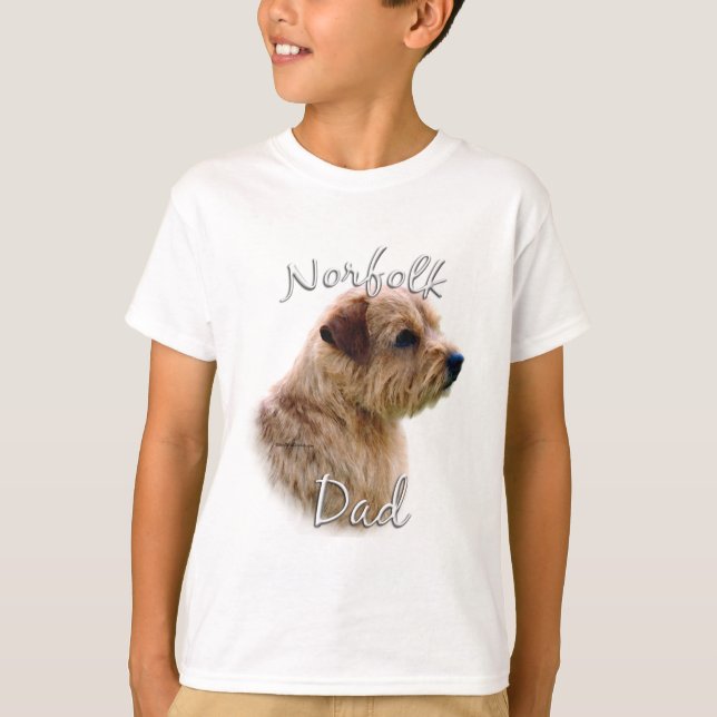 T-shirt Norfolk Terrier Papa 2 (Devant)