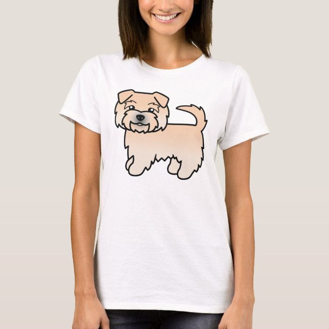 T-shirt Norfolk Terrier roux (Devant)