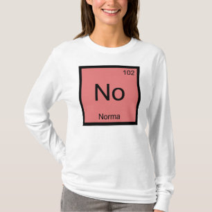 T-shirt Norma Nom Chimie Élément Tableau périodique